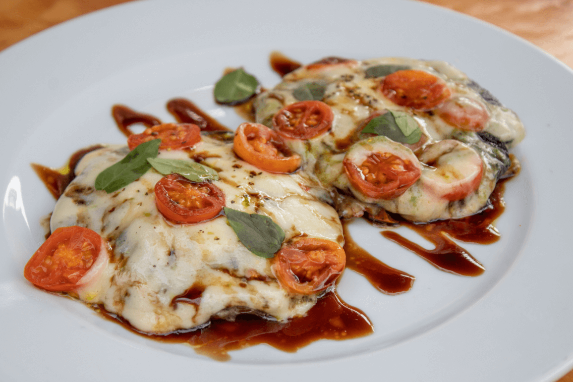 Funghi Caprese con Camarón | Las Hijas de la Tostada