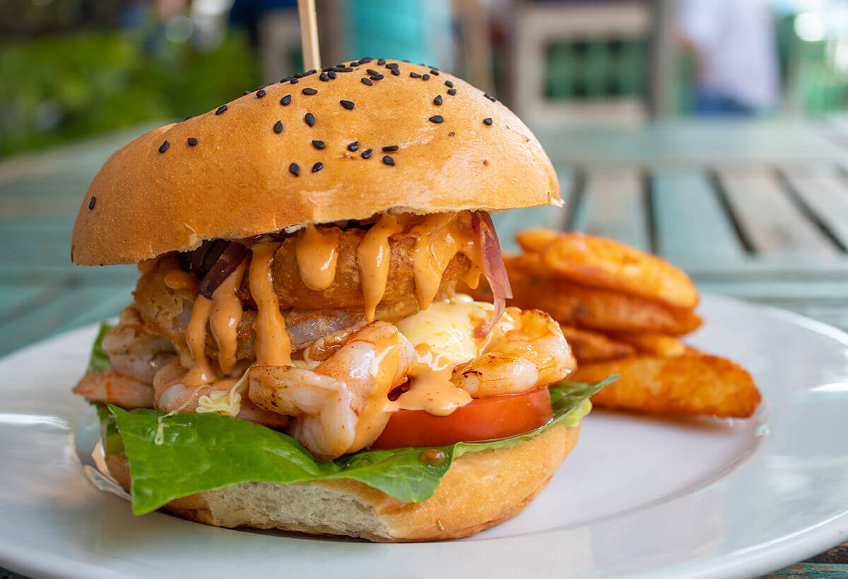 Hamburguesa de Camarón | Las Hijas de la Tostada