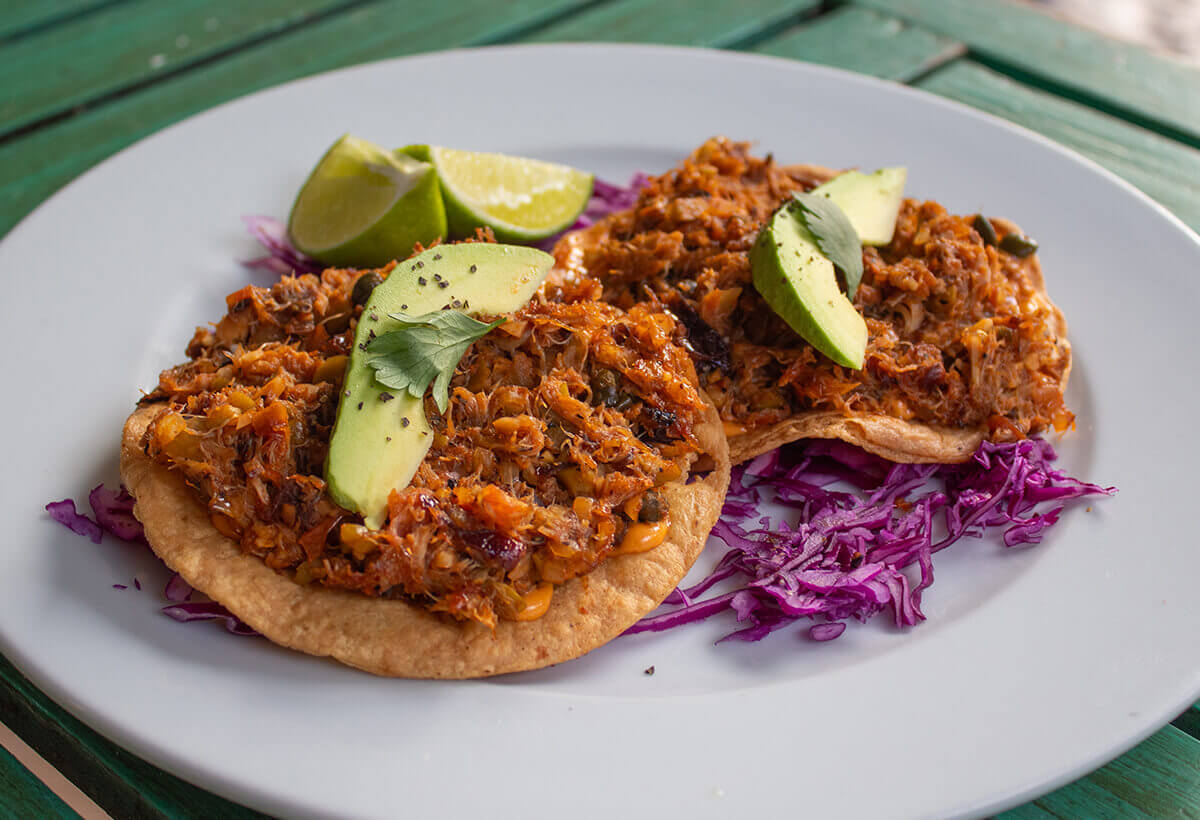 Tostada de Jaiba Jarocha | Las Hijas de la Tostada